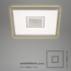Afbeelding van Briloner Leuchten - LED-plafondlamp met achtergrondverlichting, 22W, 3000 lumen, wit/mat nikkel