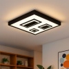 Afbeelding van LED Plafondlamp met Achtergrondverlichting 22W 3000lm Warm Wit 42,3 x 42,3 x 4,1 cm