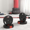 Afbeelding van SPORTNOW Olympische halterschijven set, 2 x 7,5 kg en 2 x 5 kg, zwart, voor krachttraining