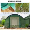 Afbeelding van Outsunny Folietunnel kas van kunststof en staal - 600L x 300B x 198H cm 