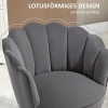 Afbeelding van HOMCOM eetkamerstoel met rugleuning - donkergrijs - 66 x 72 x 79 cm