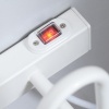 Afbeelding van HOMCOM Elektrische schoenendroger 60W voor 3 paar schoenen en handschoenen - Wit 76 x 13 x 17 cm