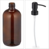 Afbeelding van Set van 2 glazen zeeppompen - 500 ml