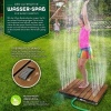 Afbeelding van tillvex® Tuindouche met fonteinhoogte tot 4 m | Antislip en weerbestendig | Aluminium/WPC