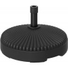 Afbeelding van Outsunny Zwarte Sonnenschirmstandaard tot 28 kg, Rond, voor Ø34/38 mm parasols, Balkon, Tuin
