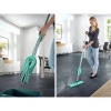 Afbeelding van Leifheit Picobello vloerwisser M Micro Duo met steel - 33 cm - turquoise - grijs