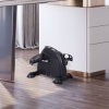 Afbeelding van HOMCOM Voetsteun Oefenapparaat TPR, PP, Gietijzer - B35 x D40 x H31 cm - Zwart