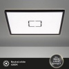 Afbeelding van Briloner Leuchten - Led-plafondlamp, 22 W, 3000 lumen, vierkant, wit-zwart met achtergrondlicht