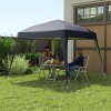 Afbeelding van Outsunny Vervangend Polyester Dak Donkergrijs