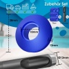 Afbeelding van Kesser® Pool Zonnezeil, rond, diameter 305 cm, dikte 120 µm, zonneafdekking, op maat te snijden, zwe