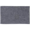 Afbeelding van Grijze hoogpolige katoenen wasbare badmat - 60 x 100 cm - zacht