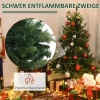 Afbeelding van HOMCOM Kerstboom PVC, PE, Metaal Ø80 x 120 cm Groen