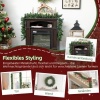 Afbeelding van HOMCOM Kunststof en Metaal Kerstslinger 180x25x25 cm Groen