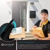 Afbeelding van KESSER® Brievenbus RVS XXL met krantenvak - Wandbrievenbus geborsteld en gepoedercoat inclusief beve