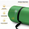 Afbeelding van TRESKO® fitnessmat yogamat pilatesmat 185 x 60 cm, groen, 1,5 cm dikte, getest op ftalaten