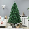 Afbeelding van HOMCOM Kunstkerstboom PVC, PE, Metaal Ø120 x 180H cm Groen