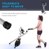 Afbeelding van HOMCOM fitnessfiets - staal/kunststof - 43 x 97 x 109 cm - zwart en grijs