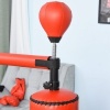 Afbeelding van HOMCOM Vrijstaande bokszak met accessoires - Zwart/Rood A91-100