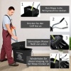 Afbeelding van HOMCOM Schoonmaakwagen Kunststof 60L x 27B x 70,5H cm Zwart