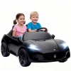 Afbeelding van AIYAPLAY Kinder Elektroauto Maserati 12V 2-zits afstandsbediening, muziek en LED-verlichting