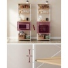 Afbeelding van VASAGLE Keukenplankstandaard, 6 lagen, stalen frame, industrieel ontwerp, eiken wit
