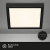 Afbeelding van Briloner Leuchten - LED Plafondlamp, 21W, 2000 lumen, 4000K, zwart-wit