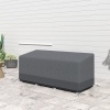 Afbeelding van Outsunny Meubelhoes Oxfordstof - 190,5L x 72B x 76H cm - Lichtgrijs