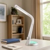 Afbeelding van Globo Mitti tafellamp - zilver - kunststof - LED bureaulamp - 58376S