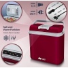 Afbeelding van Tillvex elektrische koelbox 24L | Mini-koelkast voor auto en camping | Koelt & verwarmt (Rood)