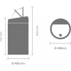 Afbeelding van Brabantia Touch Bin Prullenbak - 60 liter - Mat Zwart