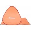 Afbeelding van Outsunny Strandtent Polyester, Staaldraden 200L x 150B x 119H cm Oranje