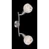 Afbeelding van GLOBO LED-spotlight met 2 lampen ELLIOTT mat nikkel