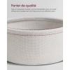 Afbeelding van VASAGLE LCT244G01 - Ronde salontafel met opbergruimte - stoffen mand - modern metalen frame