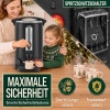 Afbeelding van TRESKO® Glühweinketel RVS - Glühweinmachine 10L (Zwart)