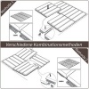 Afbeelding van Outsunny Terrastegels met klik systeem 844-278