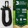 Afbeelding van TRESKO® flexibele tuinslang | 22,5 m | met 3-voudige latexkern en messing koppelingen