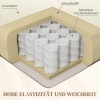 Afbeelding van HOMCOM Massagesofa Kunstleer, Metaal - 89L x 99B x 106H cm - Crèmewit