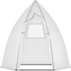Afbeelding van Outsunny Gewächshaus van metaal, PE-kunststof - 160L x 140B x 180H cm - Wit