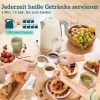 Afbeelding van HOMCOM Waterkoker en Broodrooster Set Crèmewit, Kunststof en Roestvrij Staal