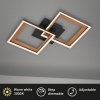 Afbeelding van Briloner Leuchten FRAME - Wand- en plafondlamp - Dimbaar - 3000K warm wit - Draaibaar - 44 x 44 x 8