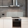 Afbeelding van Glazen achterwand voor keuken - 40 x 120 cm - spatbescherming - veiligheidsglas - transparant