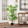 Afbeelding van Outsunny - Kunstplant met pot - Voor binnen en buiten - Groen