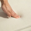 Afbeelding van HOMCOM 1-zits fauteuil met verwarming en opvouwbare matras, crèmekleurig corduroy