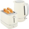 Afbeelding van HOMCOM Waterkoker en Toaster Set 2200 W, 1,7L, 2 sneetjes, 6 bruiningsniveaus, Beige