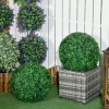 Afbeelding van HOMCOM - Kunstplant Buxus - Set van 2