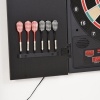 Afbeelding van HOMCOM Elektronische dartset met 12 darts voor 8 spelers - zwart/wit