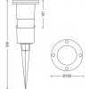 Afbeelding van Philips PULED spike buitenverlichting - zwart