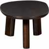 Afbeelding van WOOOD Roundly Salontafel - Mangohout - Walnoot - 40x110x60 cm