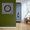 Afbeelding van Dartbord omhulsel R6 - 4-delig - 45 cm - muurbescherming - Ø 71x71x3 cm - grijs