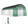 Afbeelding van Outsunny Folietunnel kas van kunststof en staal - 600L x 300B x 198H cm 